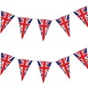 Union Jack Triangular Bunting 25 Pendant Flags @ 7m long