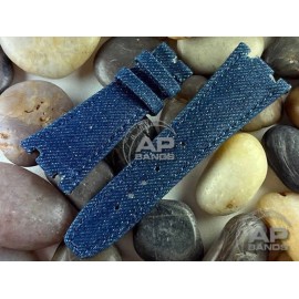 AP Bands Blue Denim Strap For Audemars Piguet Royal Oak 15300 15400 39mm 41mm - Long - 120mm x 80mm