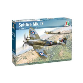 Italeri -2804 Spitfire MK. IX, 1:48 Scale, Model Kit, Plastic Model, Modelling, IT2804