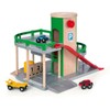BRIO World Parking Garage - 7-Piece Wooden Toy Garage with