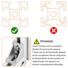 Bohaner 20 x Mounting Material Angle Aluminium Profile 20 x