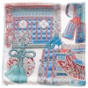 Modassori Women's Fashion Scarf Silk Hand Rolled Item Name Ginza