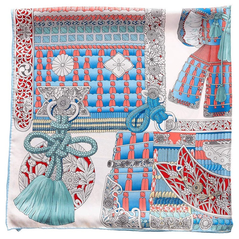 Modassori Women's Fashion Scarf Silk Hand Rolled Item Name Ginza