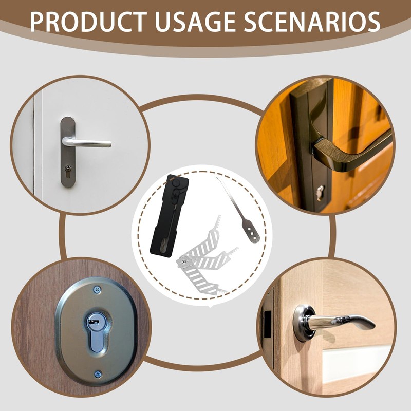 6 PCS Lockpicking Sets, Professional Lock Picking Kit Lock Picks