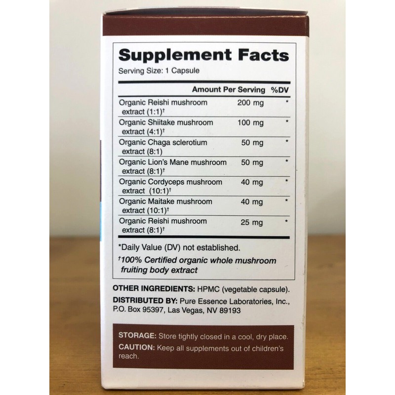 Expired Liquidation- Pure Essence My Pure MYcoMune 4x 60 Capsules