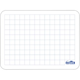 Adboards Kids Learning Value A4 Flexible Gridded Whiteboard Dry Wipe Board 3 Pack