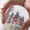 Things REMEMEBRED Engraved Plaid Gnome Trio Snow Globe (Free Customization)
