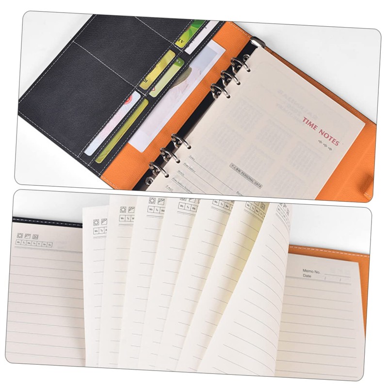 Operitacx Small Notepad Soft Cover Notebook Spiral Pad Memo Audio
