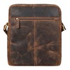 STILORD 'Sergio' Leather Men's Shoulder Bag Medium Large Bag Tablet
