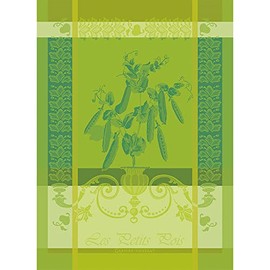 Garnier Thiebaut Petits Pois Chlorophylle 43395 Tea Towel 56 x 77 cm Cotton Green