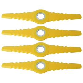 Qblahip 4 Pcs Replacement Trimmer Blade SB601RB for Sun Joe SharperBlade SB600E, SB601E, SB602E and 11.5-Inch 4.5-Amp Electric SharperBlade Stringless Grass Trimmer/Edger
