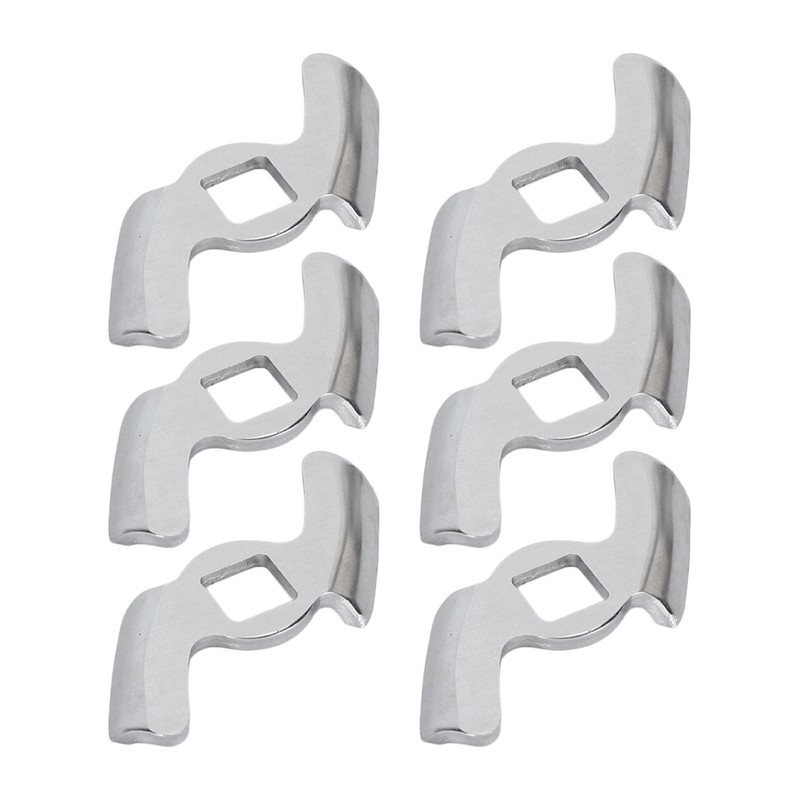 6PCS Meat Grinder Blade Stainless Steel Food Grinding Cutter Metal