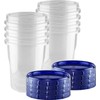 HomeyGear 32 oz - 8 Pack Twist Top Food Deli