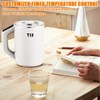 Kettle with Temperature Setting, 800 ml Water Chain with Temperature