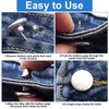 18 Pcs Reusable Jean Buttons pins, Nail-Free Detachable No Tools