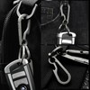 KCFEV Titanium Carabiner Keychain, Bottle Opener Keychain Clip, Key Organizers