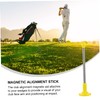 SUPVOX Golf Training Aid Sticks Magnetic Alignment Rod Swing Aid
