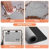 Pet Feeding Mat-Absorbent Pet Placemat for Food and Water Bowl,