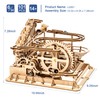 Rowood 3D Puzzles for Adults, Wooden Marblr Run Model Kit,