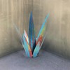 Tequila Sculpture Iron Plant Decor Metallic Luster Home Decoration for