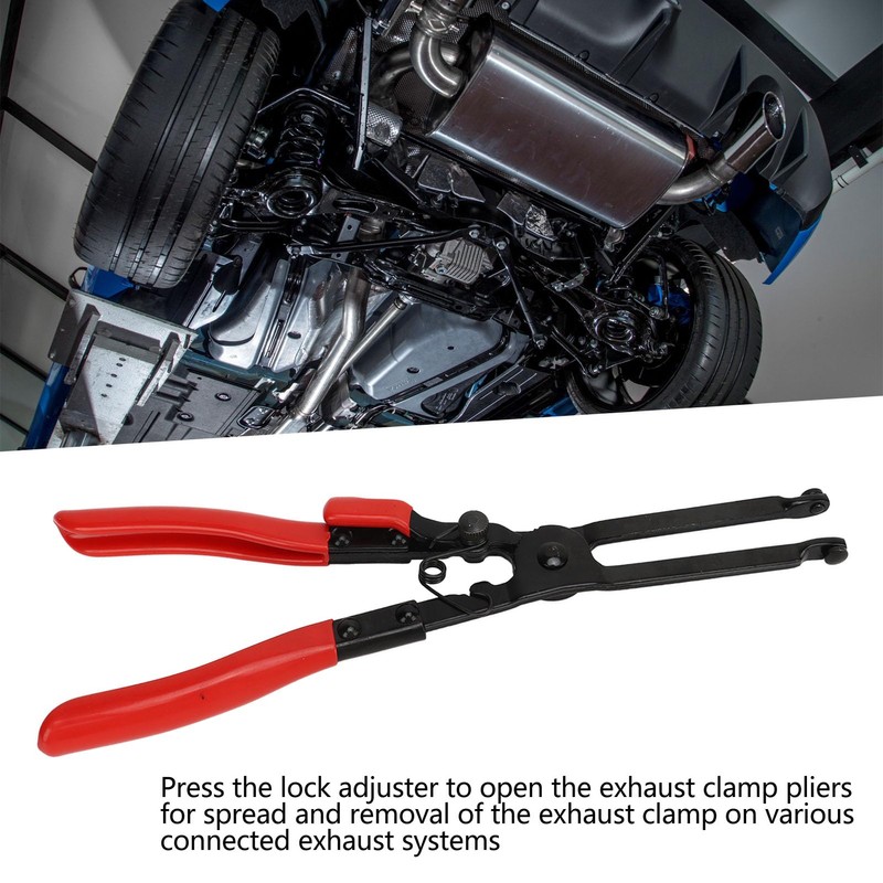 VOBOR Exhaust Pipe Clamp Pliers, Carbon Steel Heavy Duty Long