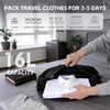 Vacuum Bags for Travel, One-Touch Vacuum Storage Bags, Waterproof Compression