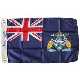 Ascension Island - 12 in x 18 in Nylon World Flag