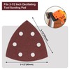 SWZHAI 120 Pcs Triangle Sanding Pads, 80 Grits Detail Sander