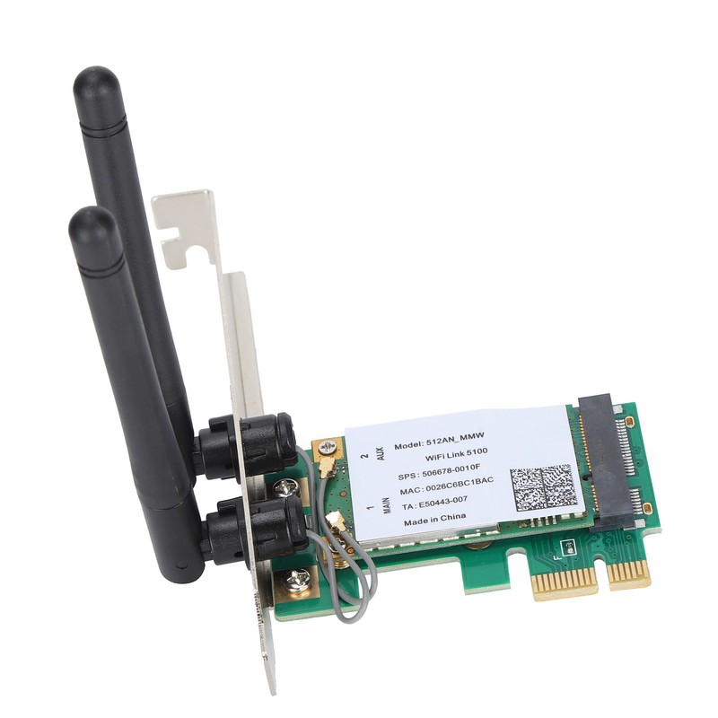 WiFi Adapter DualBand 2.4/5Ghz 300Mbps Signal Stability Wireless Connector for