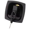 T Handle Door Latch 4x6mm Hole Spacing Zinc Alloy Folding