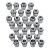 findmall 29Pcs ER40 Accuracy Spring Collet Set 1/8-1 Inch for