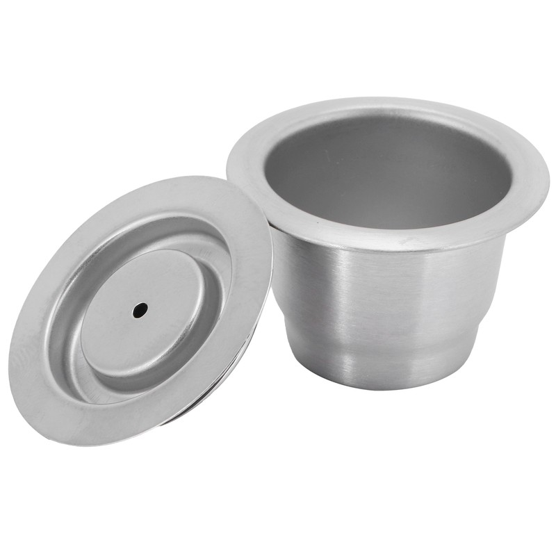 Coffee Capsule Set Stainless Steel Reusable Refillable Capsule Fit for