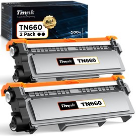 Timink TN660 Compatible Toner Cartridge Replacement for Brother TN660 TN-660 TN 660 TN630, Compatible with HL-L2300D HL-L2380DW HL-L2320D DCP-L2540DW MFC-L2700DW MFC-L2685DW Printer (2 Black Toner)