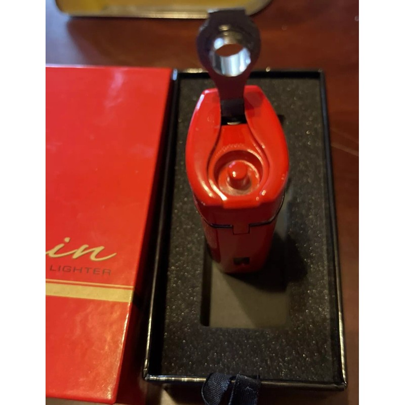 CAIN Triple Torch Electronic Ignition Butane Cigar Lighter with Punch