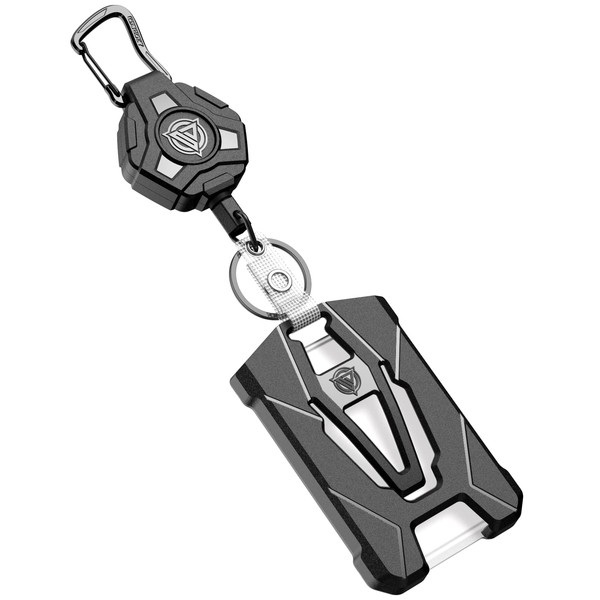 Oaridey Heavy Duty Retractable Badge Holder With Tactical ID Card