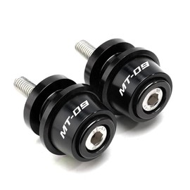 MOWOK for Yamaha MT09 Tracer MT-09 SP 2014-2021 2022 2023 2024 Motorcycle Accessories Swingarm Spools Sliders 6MM Swing Arm Stand Screws (Black)
