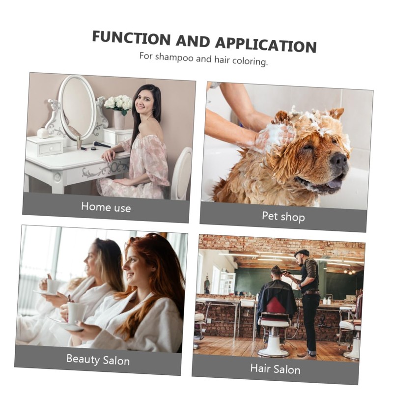 FRCOLOR 2sets Hair Coloring Bottle Shampoo Bottle Refillable Easy Squeeze