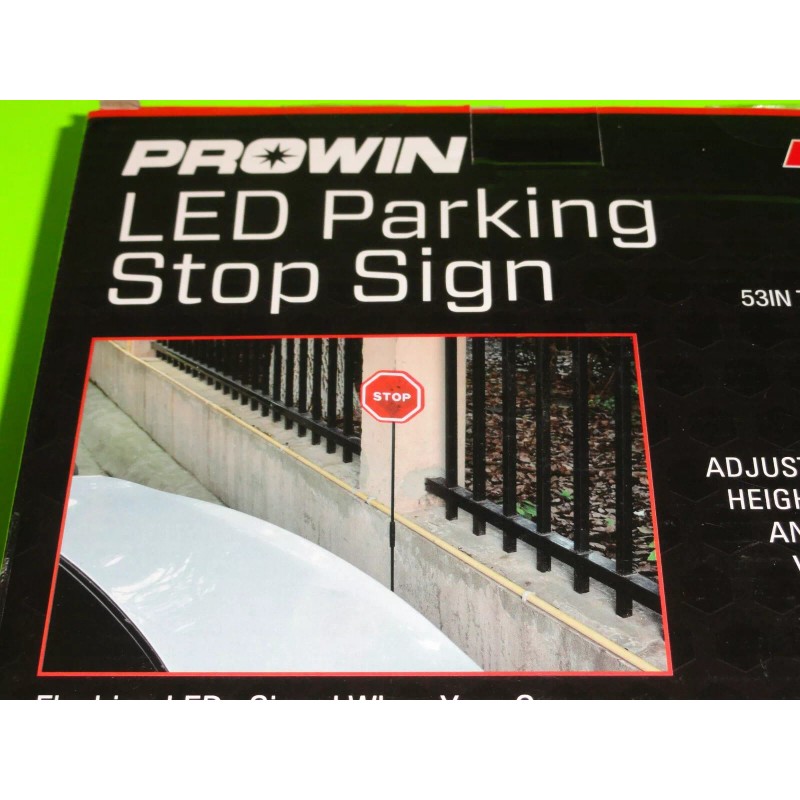 Prowin LED Flashing Parking Stop Sign Garage Guide Touch Sensor