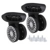 Luggage Suitcase Wheels, Luggage Swivel Wheels, Fine Workmanship, High Bearing