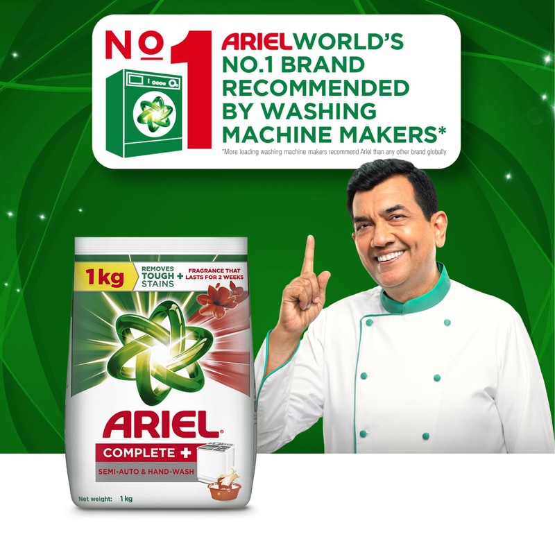 Ariel Complete Detergent Washing Powder - 500 g - India