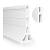 Yisuipu 3.2" High Shower Threshold Water Dam 67 Inch Collapsible