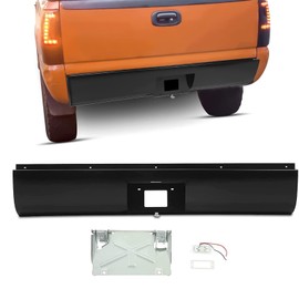 KUAFU Roll Pan Compatible with 1999-2006 Chevy Silverado GMC Sierra 1500 Pickup Trucks w/Light & Flip Down License Plate Only Fit for Fleetside