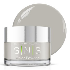SNS Healthy Natural Nails SNS Nail Dip Powder Colors, Gelous Color Dipping Powder - I Heart NY (White, Gray Cream) - Long-Lasting Low-Odor Dip Nail Colors for Healthier Nail Beds, Professionals & At-Home DIY - 0.5 oz