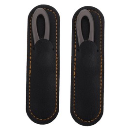 Healeved 2-sided Metal Nail File Kit for Manicure Compact Portable Nail Filers Non-slip Handle Stainless Steel 2 Sets