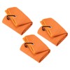 PATIKIL 12"x12" Tri-Fold Golf Towels, 3 Pack Waffle Pattern Towels