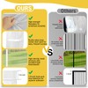 CHIYUNS White Reversible Left Right Side Opening Screen Door, Mesh