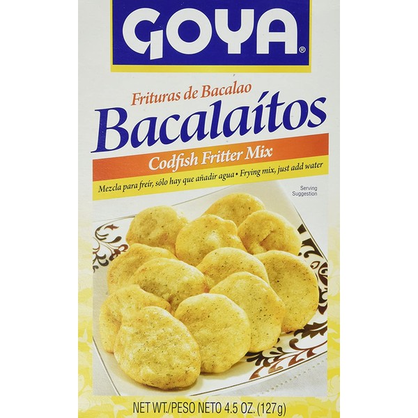 Goya Bacalaitos -Codfish Fritter Mix 4.5oz (2pack)