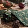 Dremisland Christmas Table Runner Burlap & Cotton Tree Snowflake Hot