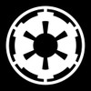 EvolveFISH SW Imperial Galactic Empire Weatherproof Vinyl Decal - [White][5"]