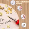 Wood Burning Alphabet Letters Set,WADY Professional Soldering Iron Stamps for